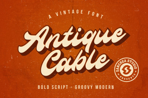 Antique Cable: A Vintage Font for Timeless Design