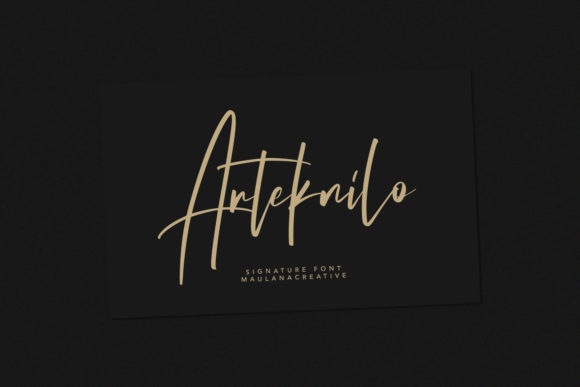 Arteknilo: A Font for Elegant Branding