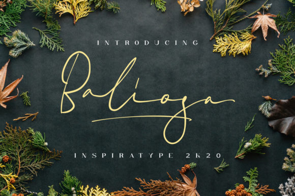 Beautiful Baliosa Font