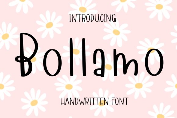 Bollamo: A Handwritten Font for Web Design