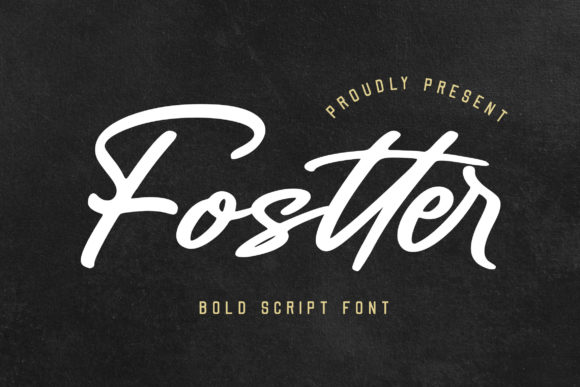 Fostter: A Handwritten Font for Web Design