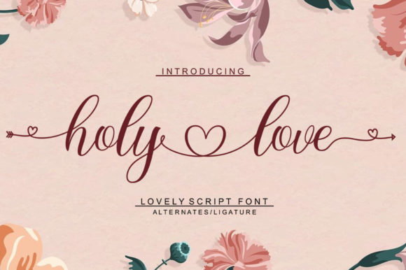 Holy Love Font: Elegant Script for Web Design