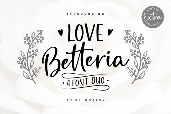 Love Betteria Font: Elegant Script for Crafters