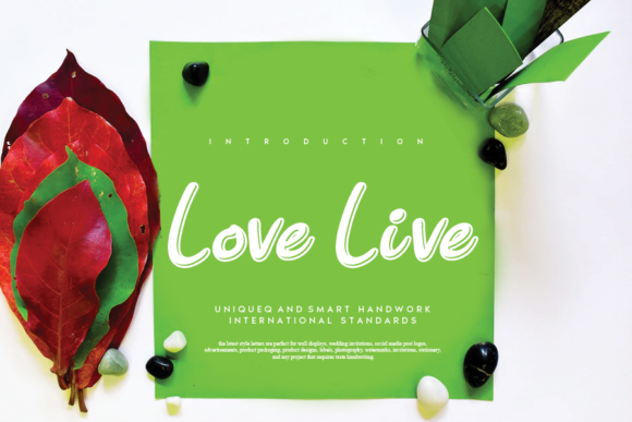 Love Live: A Handwritten Font for Elegant Design