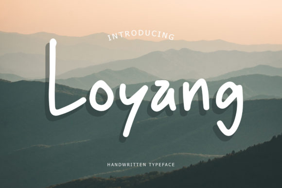 Loyang: A Handwritten Font for Elegant Design