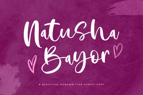 Natusha Bayor Font for Web Design