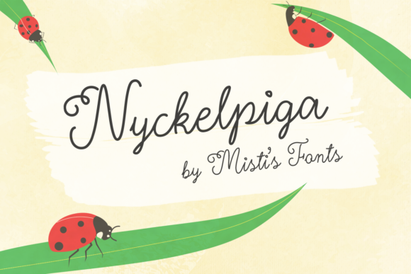 Nyckelpiga: A Handwritten Font for Web Design