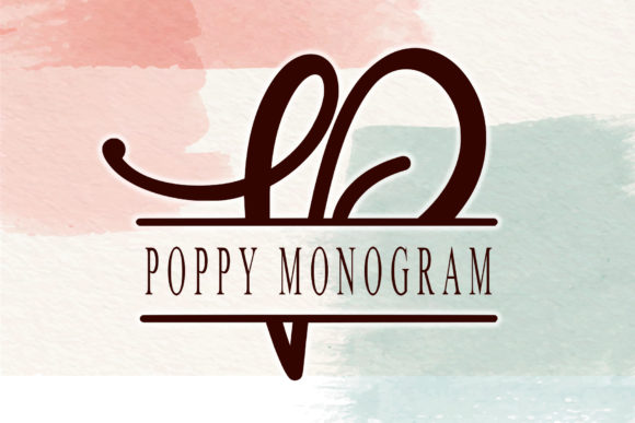Poppy Monogram Font Review