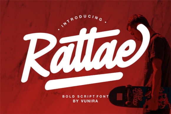 Rattae: A Bold Handwritten Font for Business