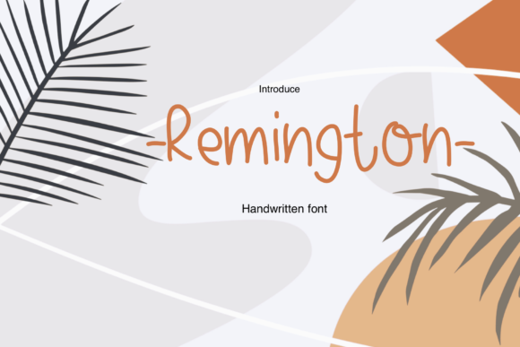 Remington: A Handwritten Font for Creative Web Design