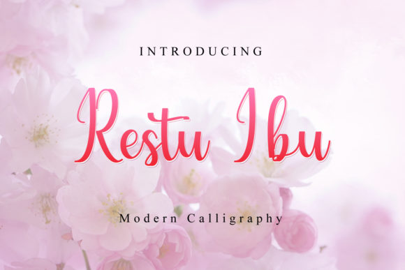 Restu Ibu: A Handwritten Font for Elegant Design