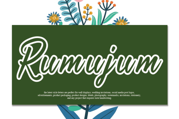 Rumujum Font: Elegant Style for Business