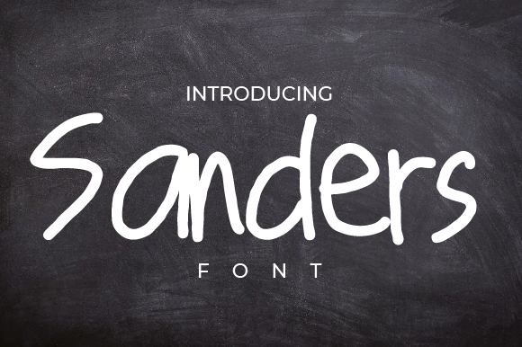 Sanders: A Script Font for Real Projects