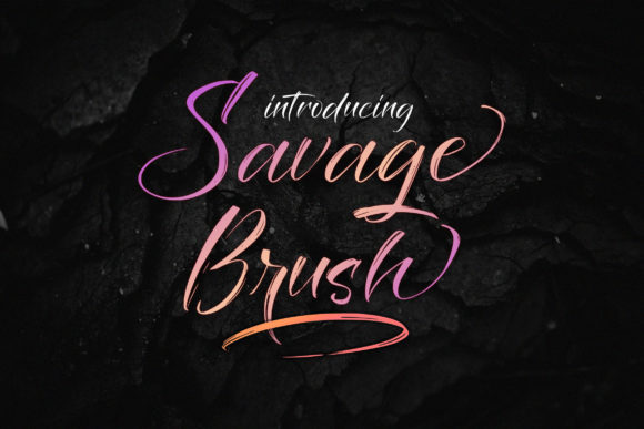 Savage Brush Font for Editorial Design
