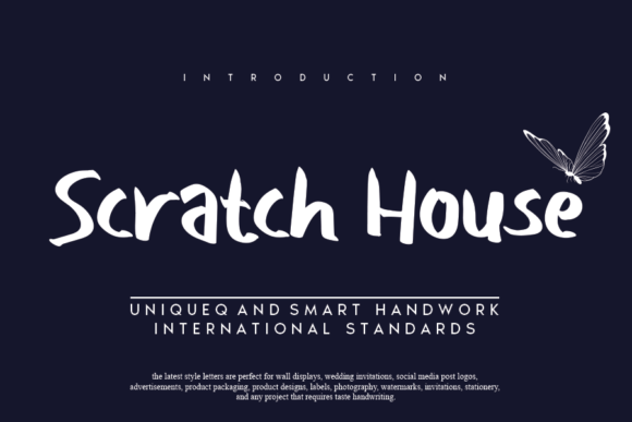 Scratch House: A Friendly Font for Creative Projects