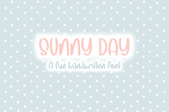 Sunny Day Font: A Warm Handwritten Touch