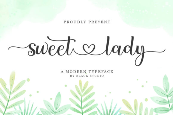 Sweet Lady Font: Elegant Script for Crafters