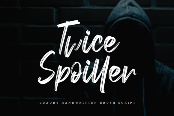 Twice Spoiller: A Stylish Script Font