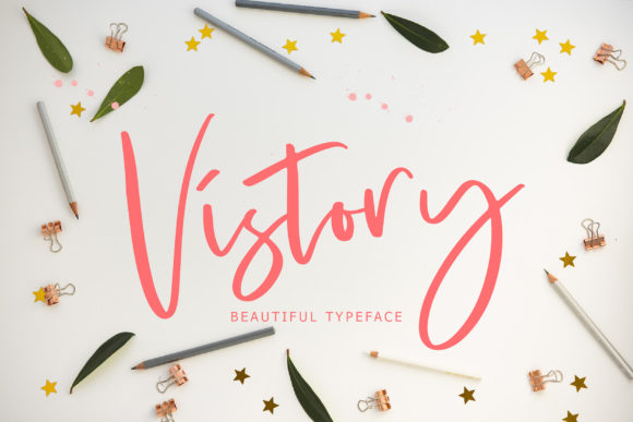 Vistory: A Classy Handwritten Font